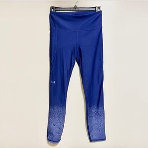 Under Armour Compression Blue Leggings Size Small